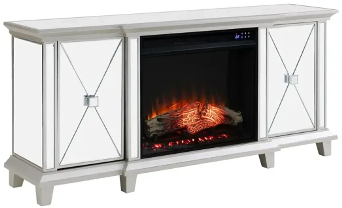 Patrick Touch Screen Fireplace Console