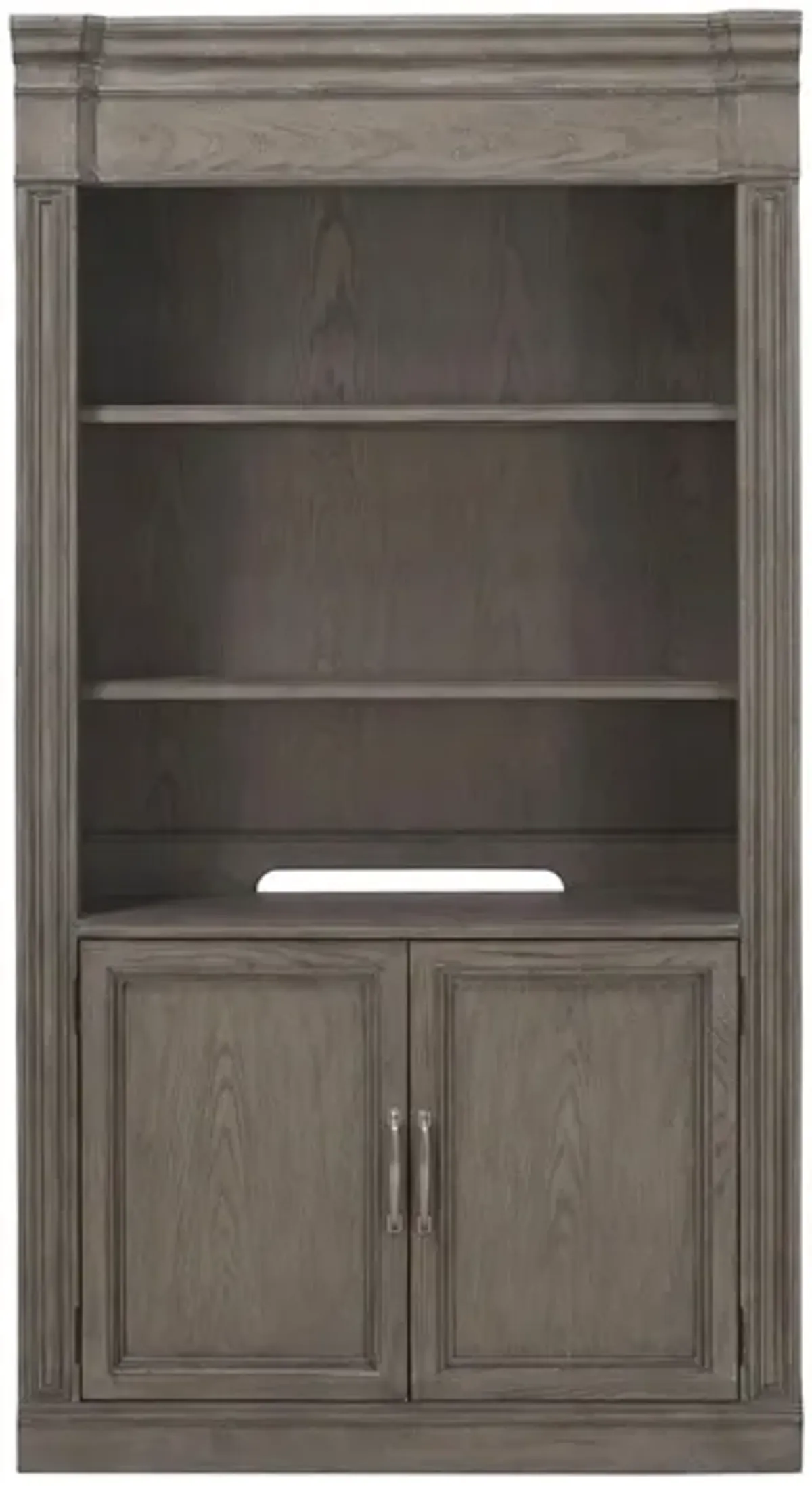 Crystal Falls Bunching Bookcase in Pavestone by Riverside Furniture