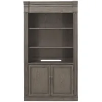 Crystal Falls Bunching Bookcase in Pavestone by Riverside Furniture