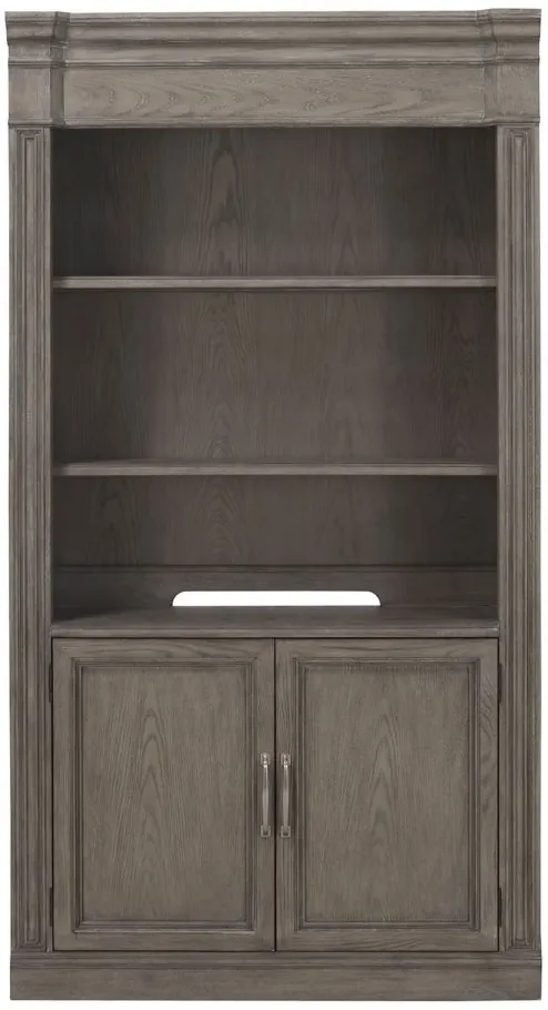 Crystal Falls Bunching Bookcase in Pavestone by Riverside Furniture