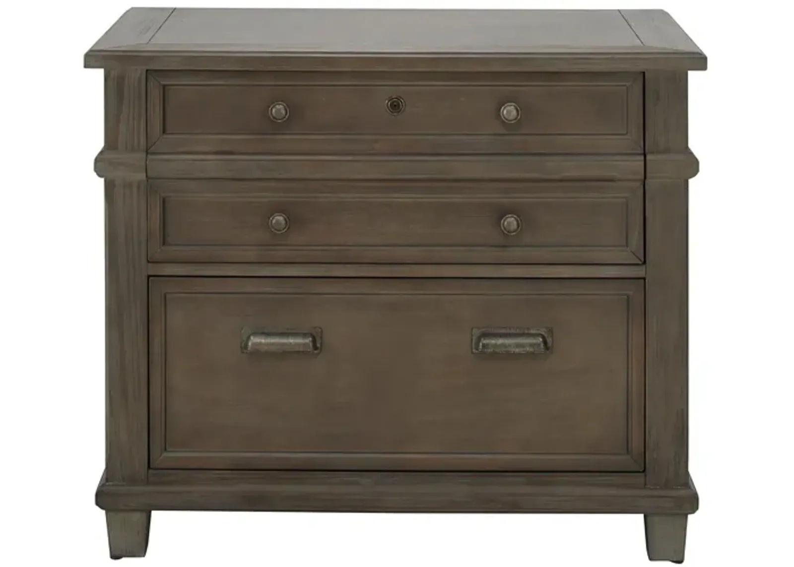 Lexicon Lateral File in Weathered Dove by Martin Furniture