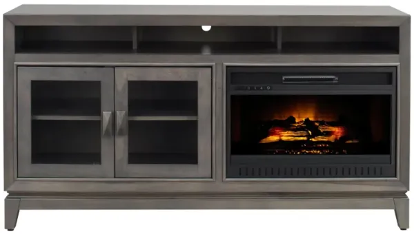 Burton 62" TV Console with Fireplace