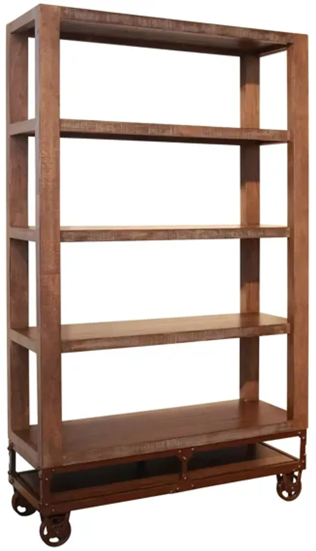 Urban Gold 70" Bookcase in Natural by International Furniture Direct