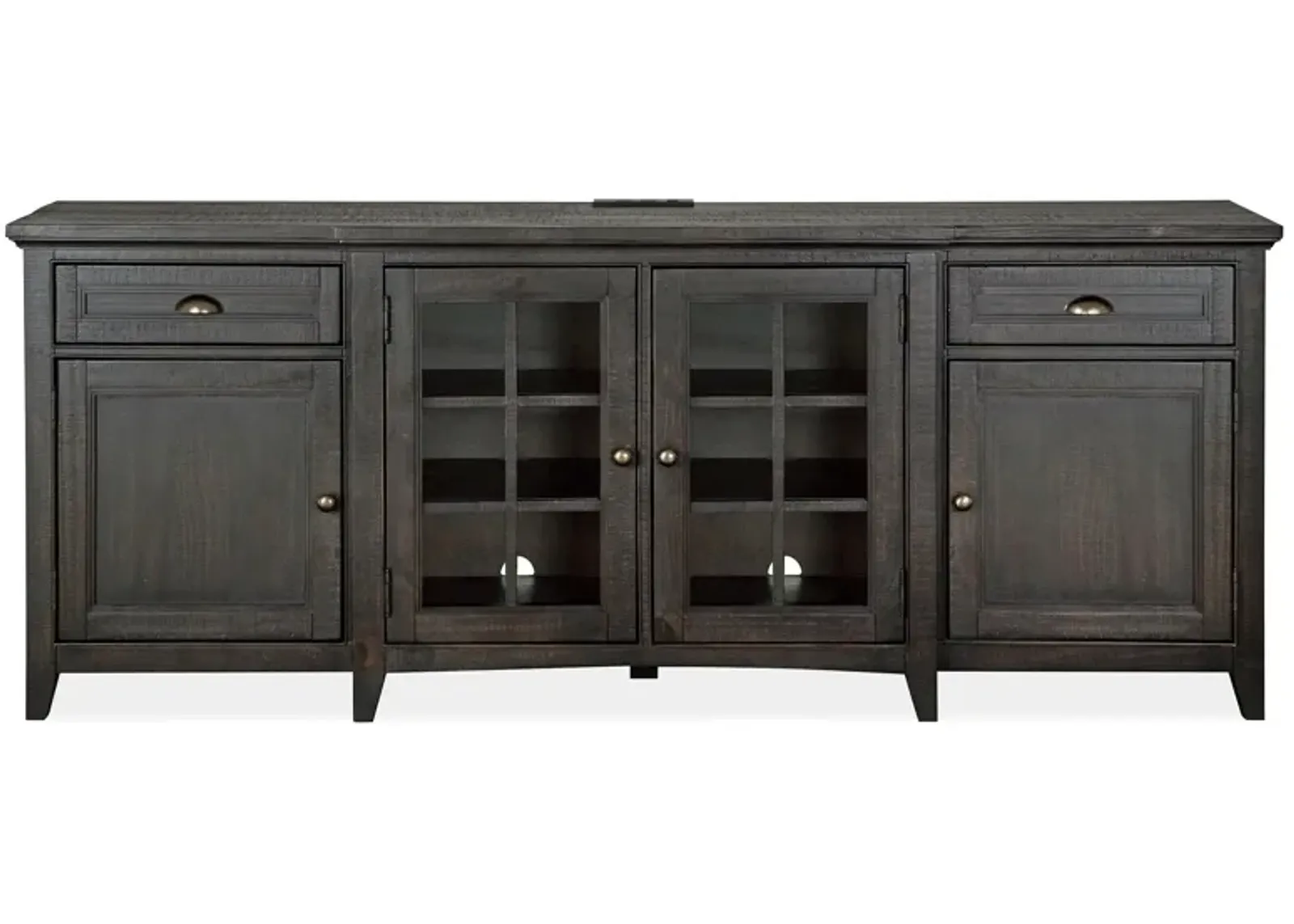 Westley Falls 80" TV Console in Graphite by Magnussen Home