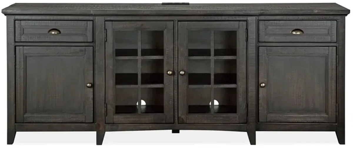 Westley Falls 80" TV Console in Graphite by Magnussen Home