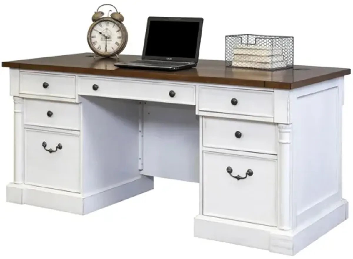 Durham Double Pedestal Executive Desk