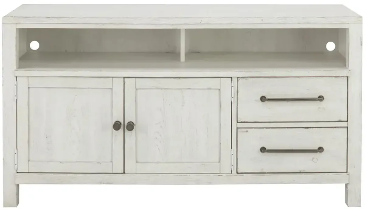 Marguerite 56" Entertainment Console in Flea Market White by Liberty Furniture