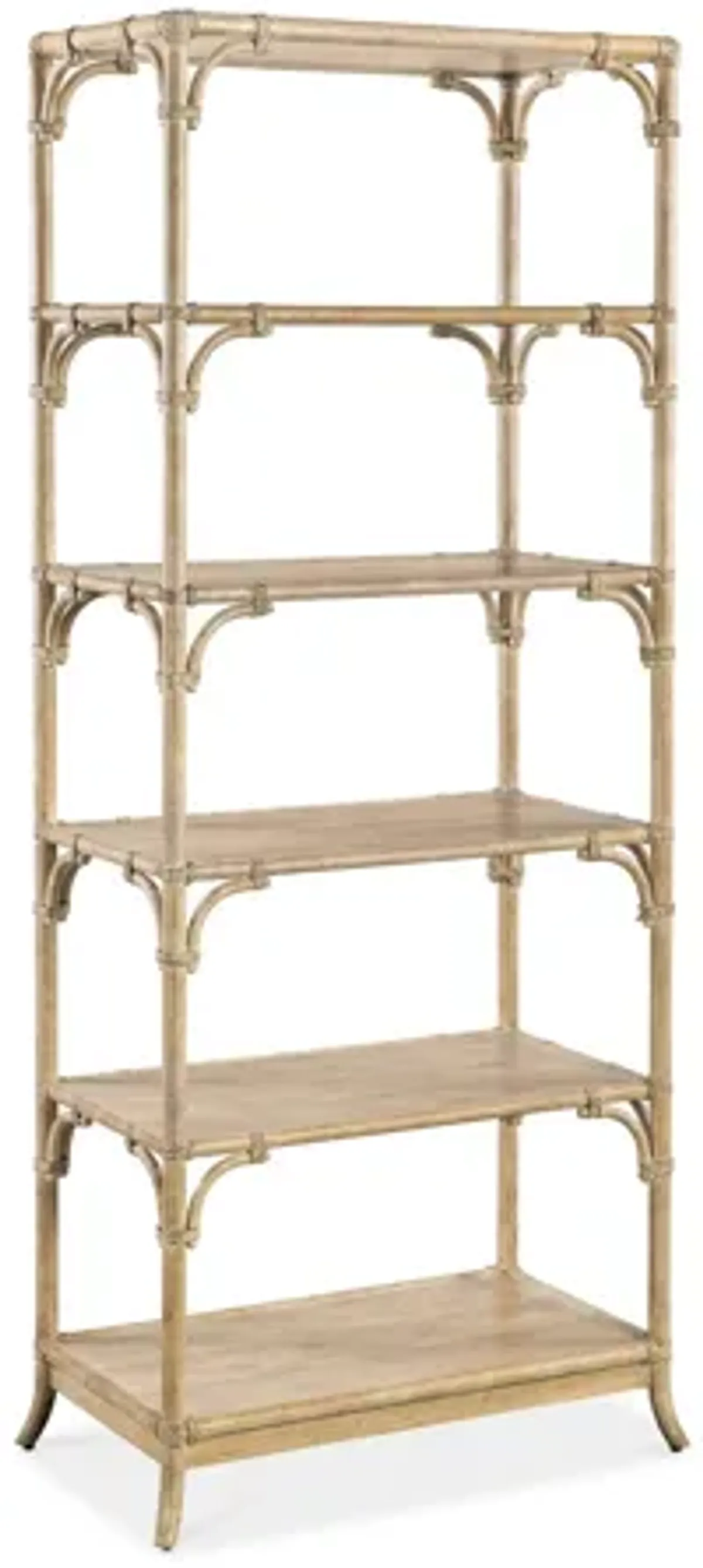 Retreat Pole Rattan Bookcase