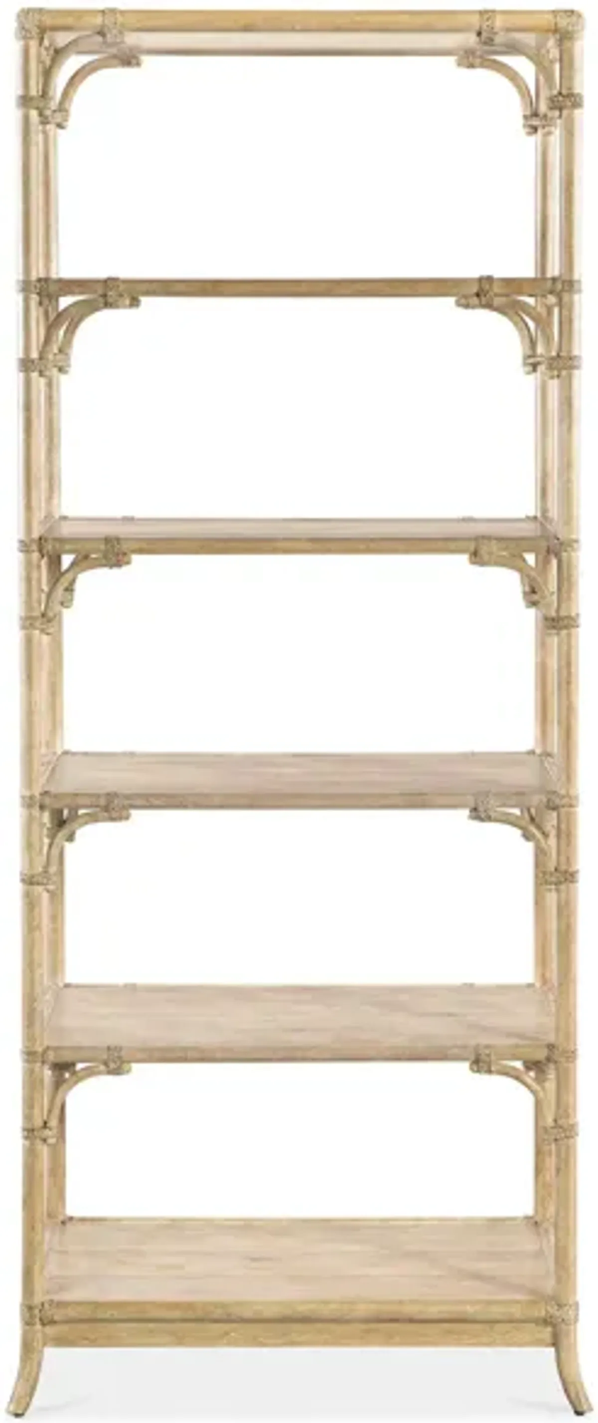 Retreat Pole Rattan Bookcase