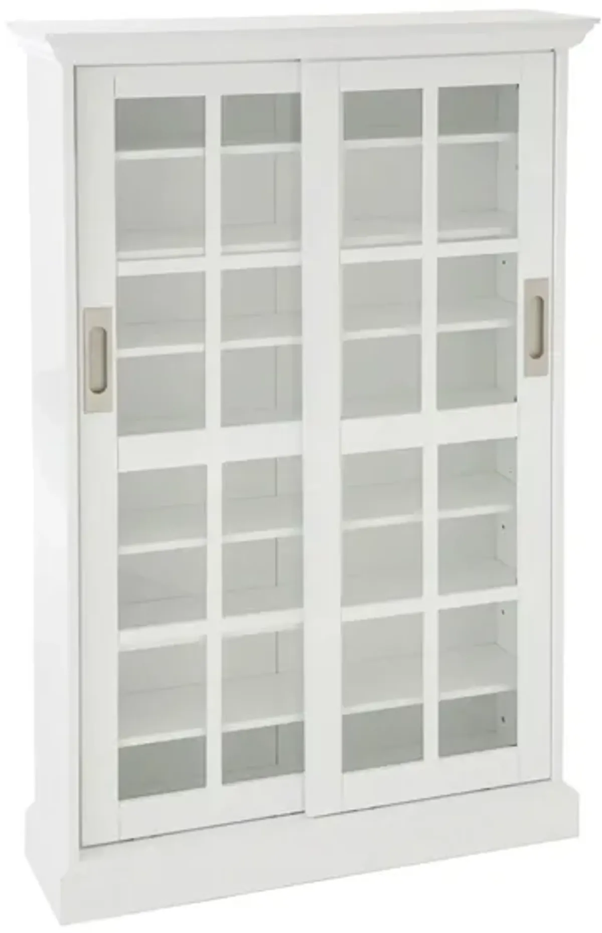 Clooney Sliding Door Windowpane Media Cabinet