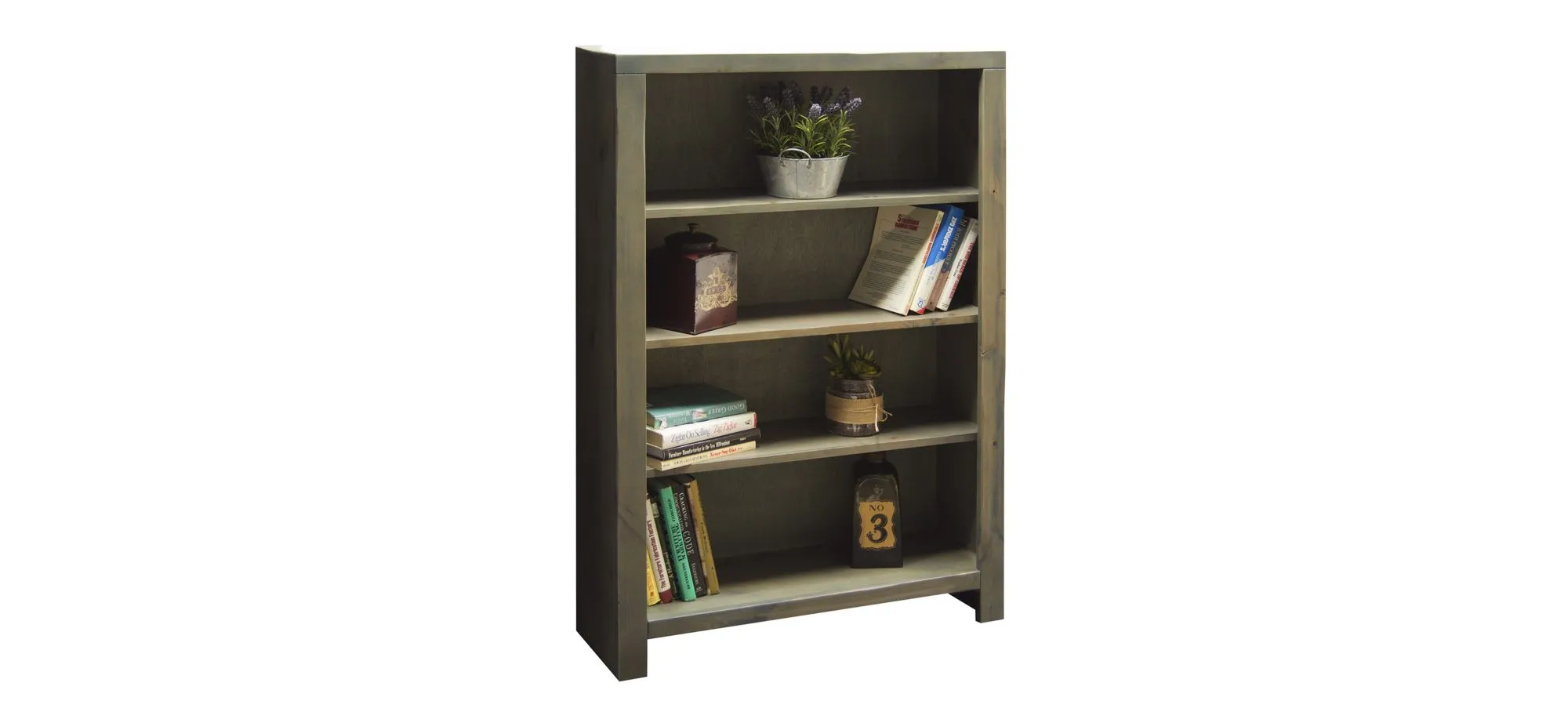 Joshua Creek 48" Bookcase in Barnwood by Legends Furniture