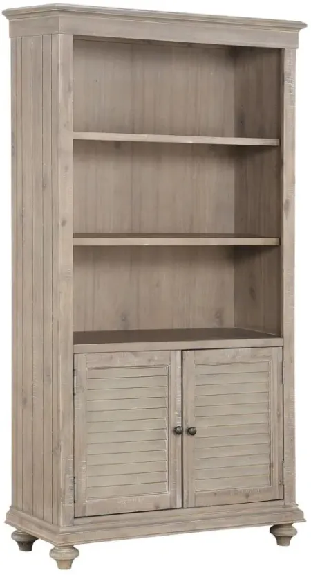 Larkin Bookcase in Driftwood by Homelegance