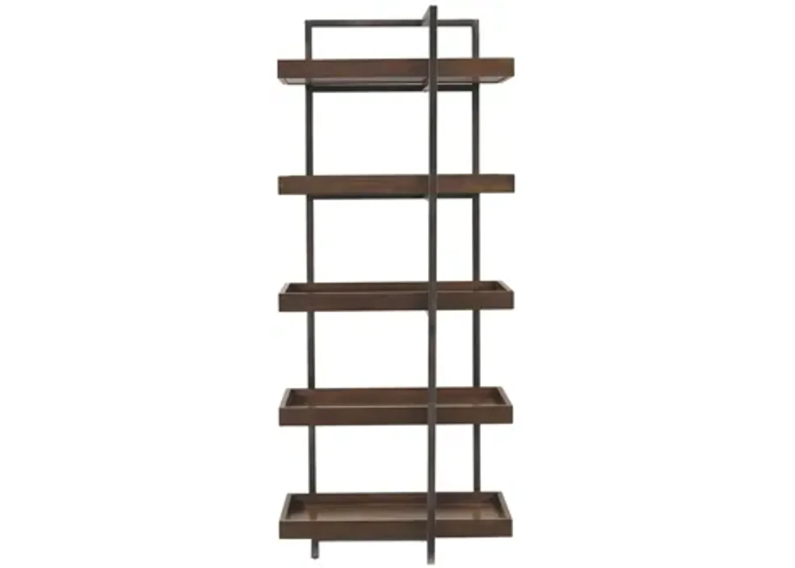 Paddon Contemporary Left or Right Pier in Brown/Gunmetal by Ashley Furniture