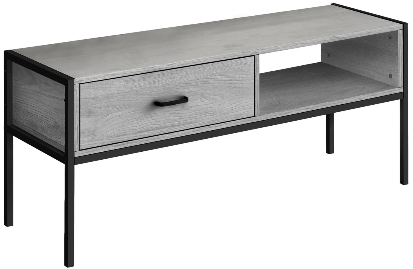 Plateau 48" TV Console in Gray by Monarch Specialties