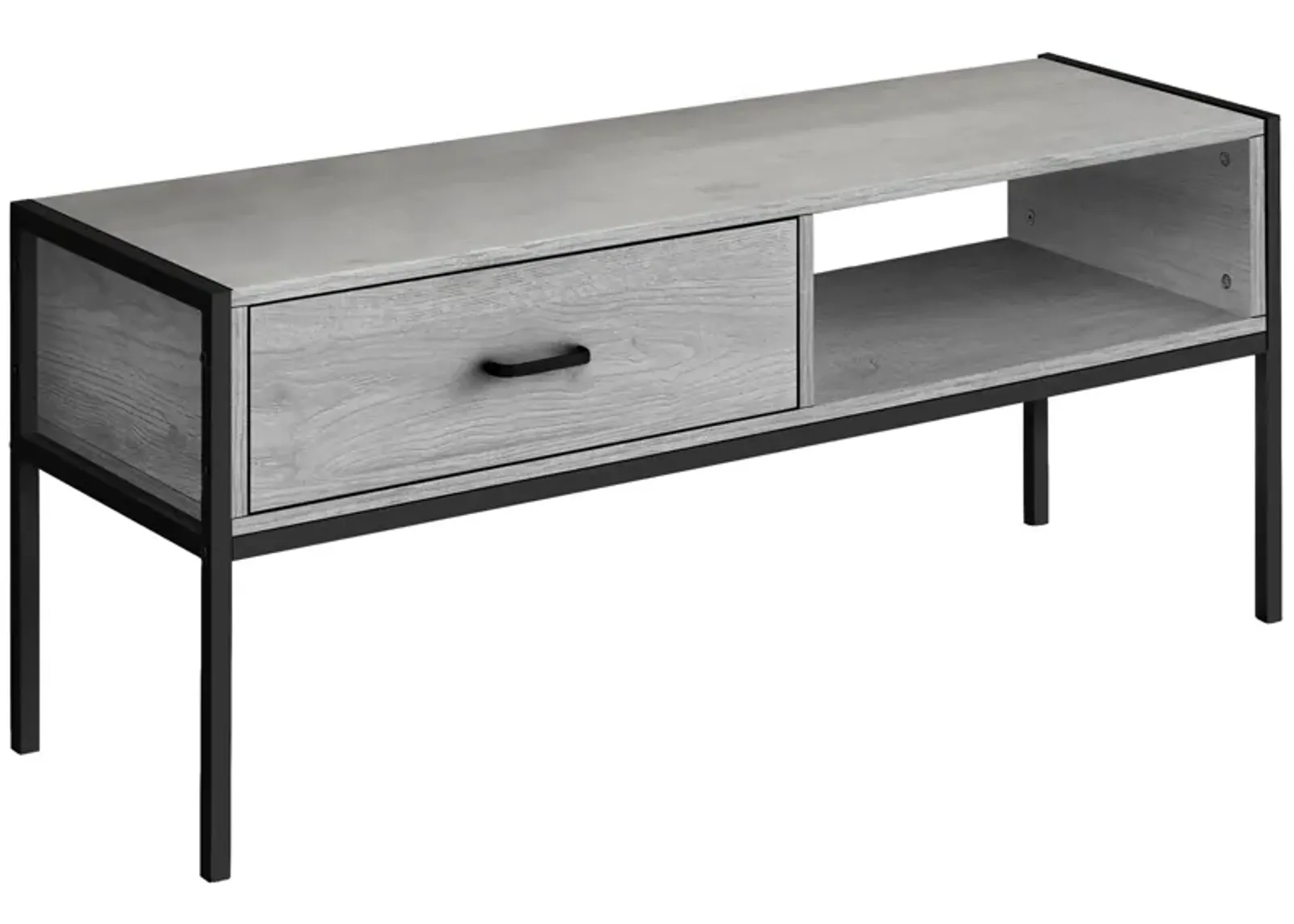 Plateau 48" TV Console in Gray by Monarch Specialties