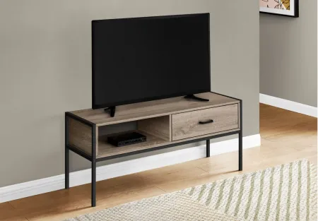 Plateau 48" TV Console in Dark Taupe by Monarch Specialties