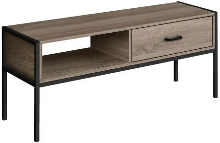 Plateau 48" TV Console in Dark Taupe by Monarch Specialties