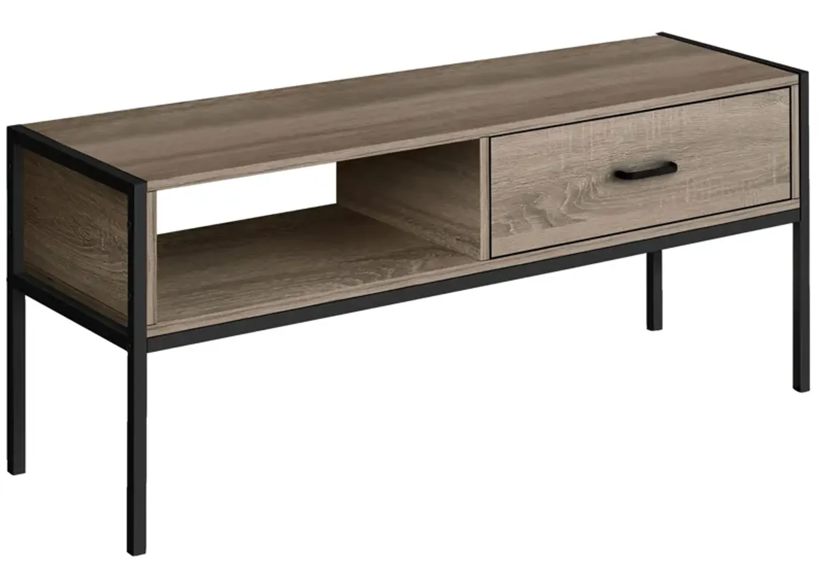 Plateau 48" TV Console in Dark Taupe by Monarch Specialties