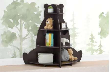 Bear Bookcase By Delta Children in Crafted Walnut by Delta Children