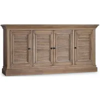 Regatta 72" Entertainment Console in Light Brown by Hooker Furniture