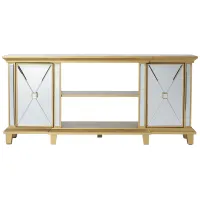 Toulouse Mirrored Media Console in Mirror by SEI Furniture
