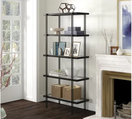 Driscoll Bookcase in Blackened Bronze by Hudson & Canal