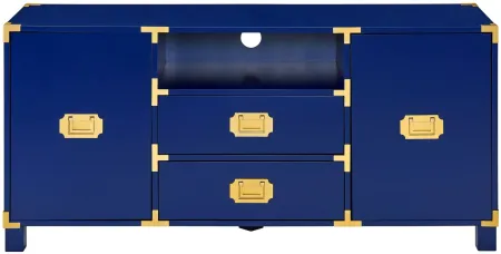 Hatherleigh Media Stand in Blue by SEI Furniture