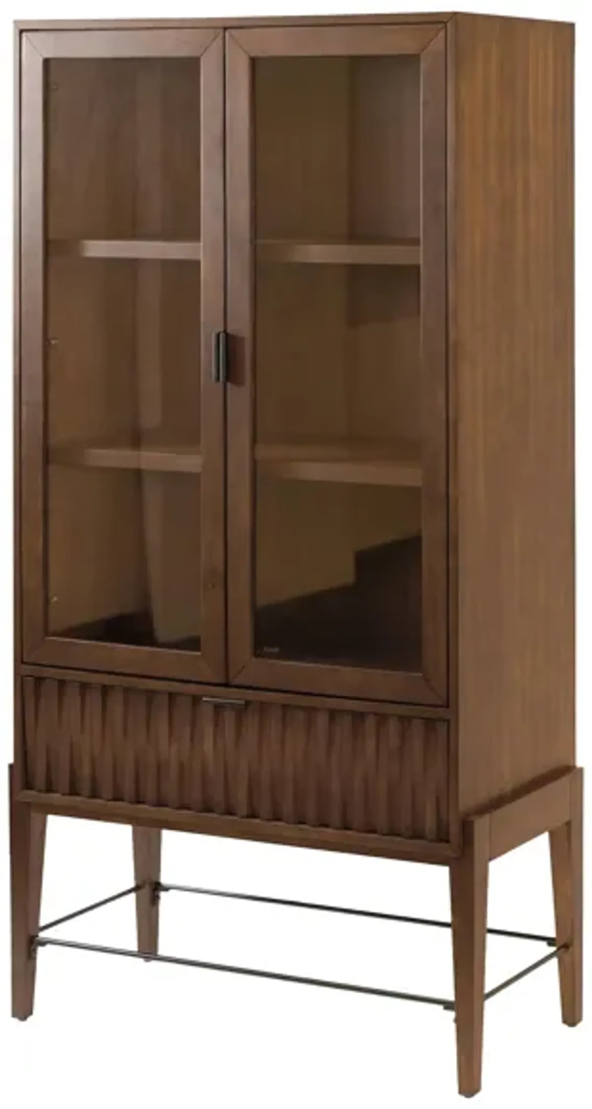 Delray Glass Door Bookcase