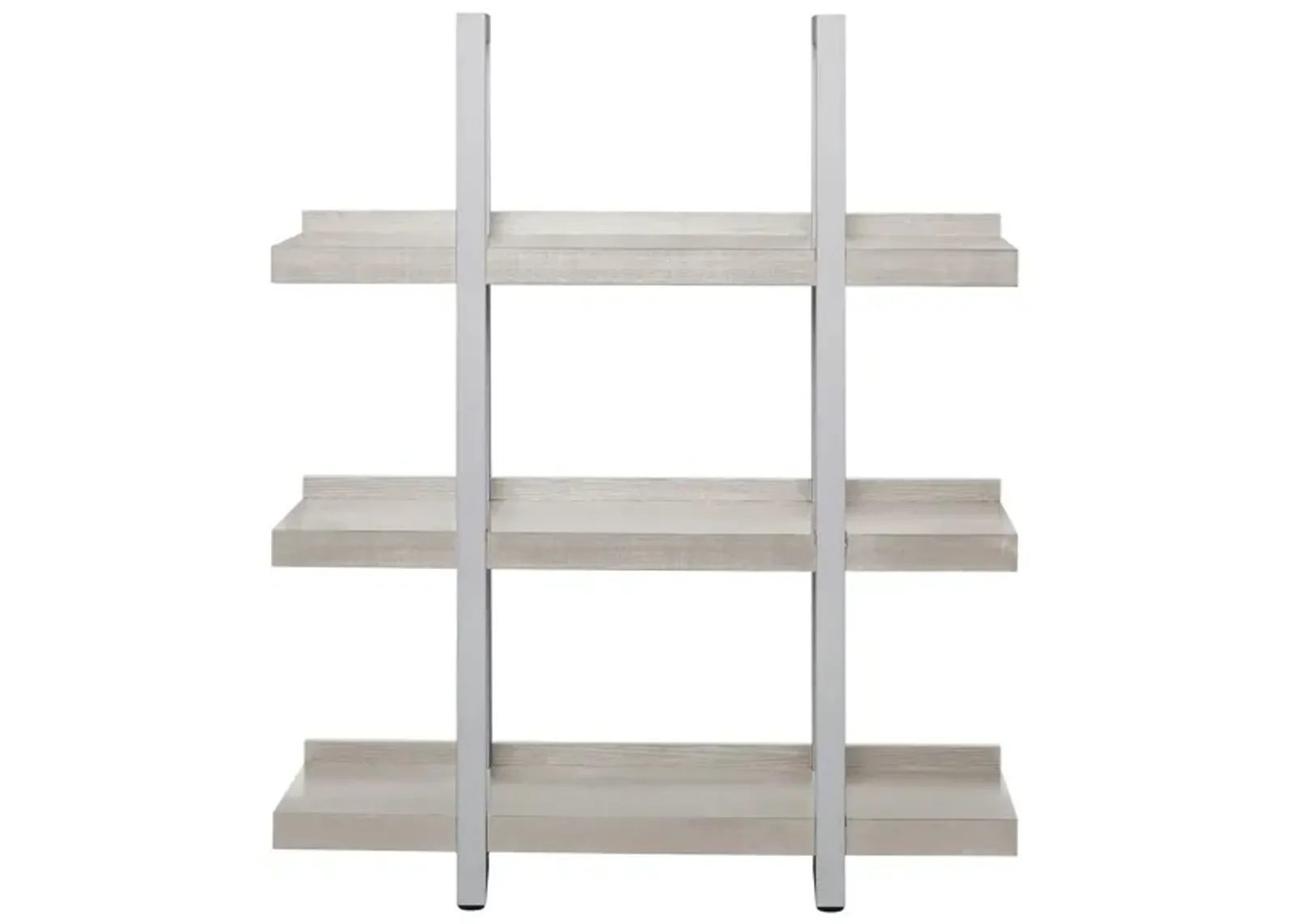 Kristoff Narrow 3-Shelf Etagere Bookcase in Grey by Unique Furniture