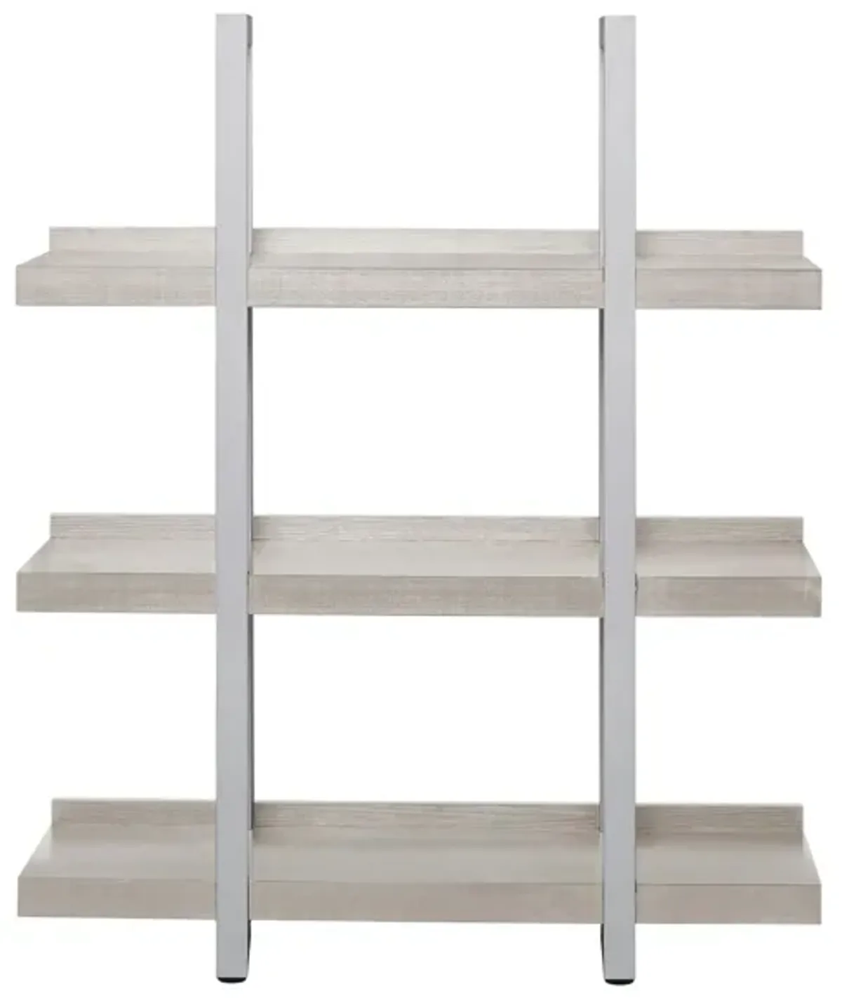 Kristoff Narrow 3-Shelf Etagere Bookcase in Grey by Unique Furniture