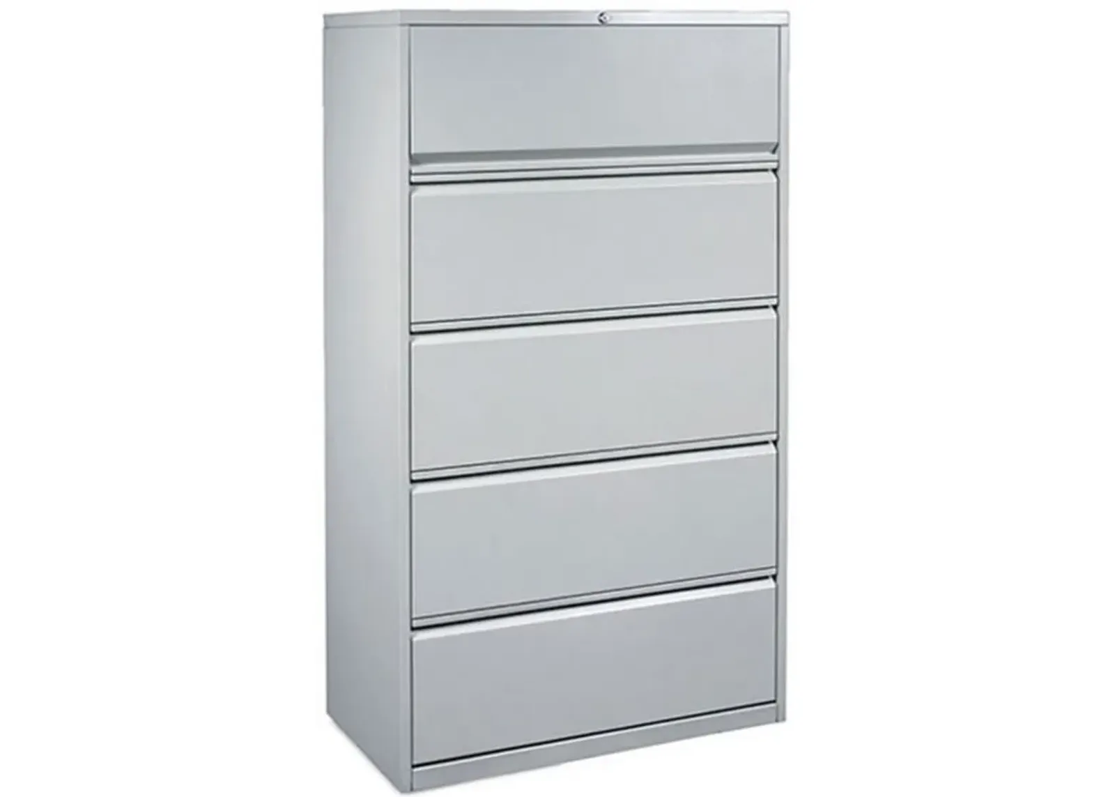 Crosaire 5 Drawer Lateral File in Light Gray by Coe Distributors