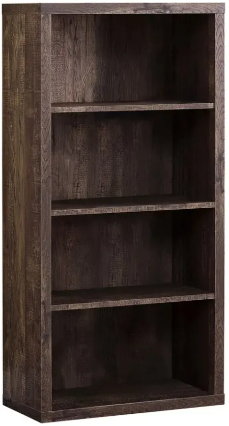 Ebba Bookcase in Brown by Monarch Specialties