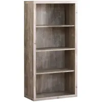 Ebba Bookcase in Taupe by Monarch Specialties