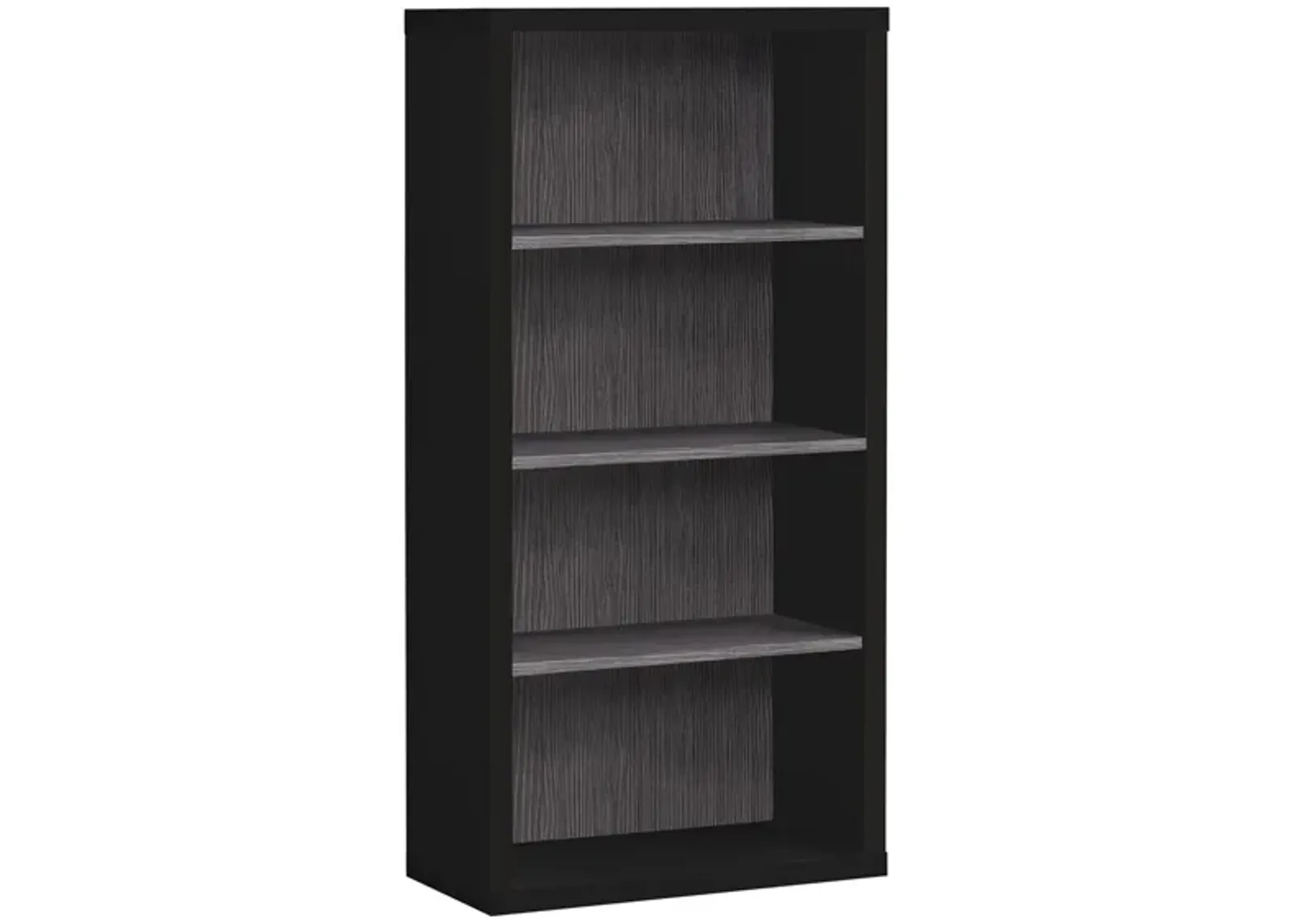 Ebba Bookcase in Black by Monarch Specialties