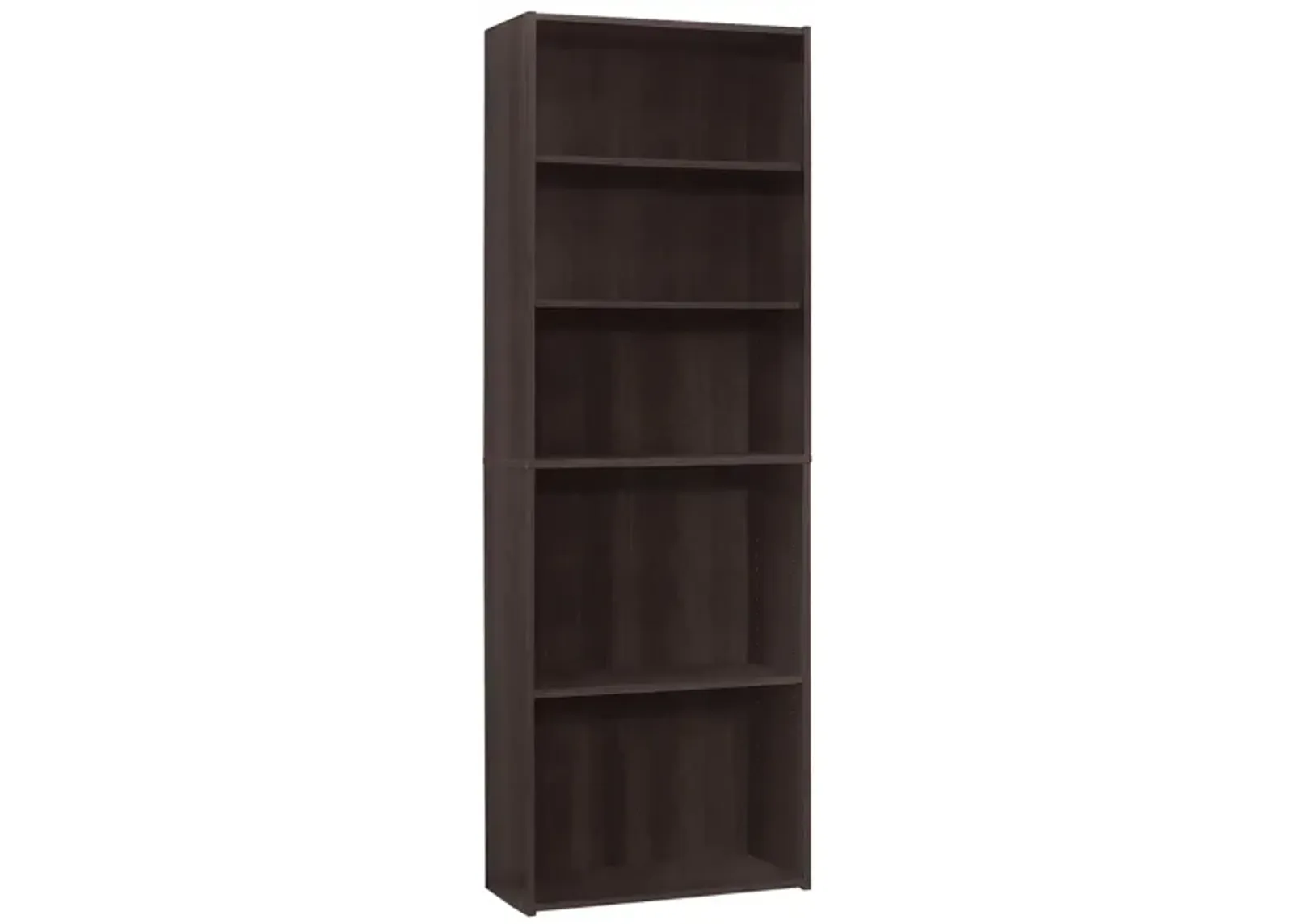 Eleanora Bookcase in Espresso by Monarch Specialties