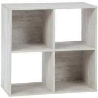 Paxberry Four Cube Organizer in Whitewash by Ashley Express