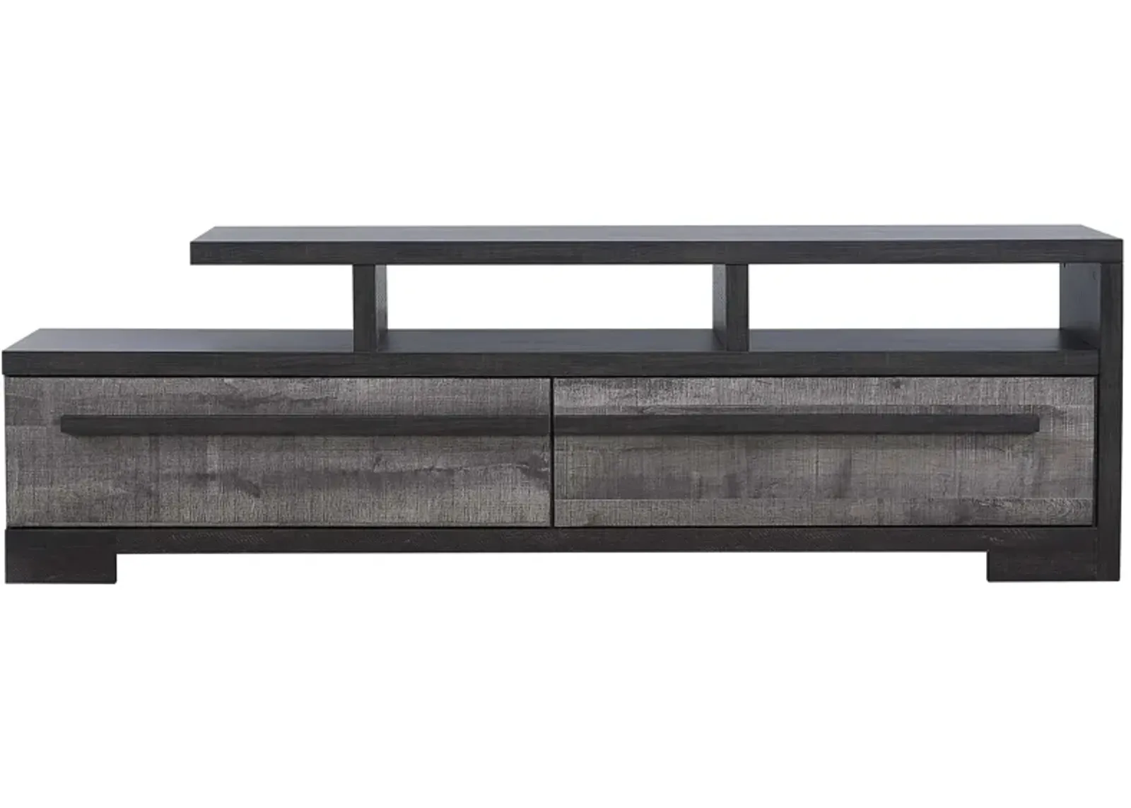 Remington TV Console in Rustic Gray& Dark Ebony by Crown Mark