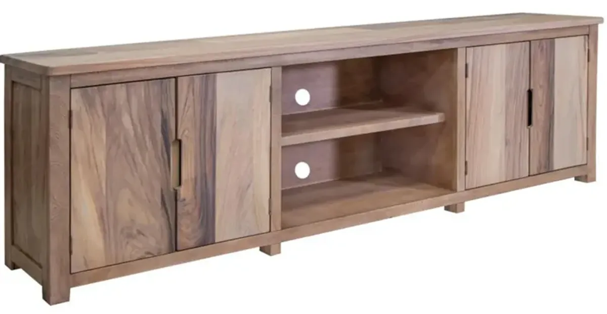 Natural Parota 93" TV Stand