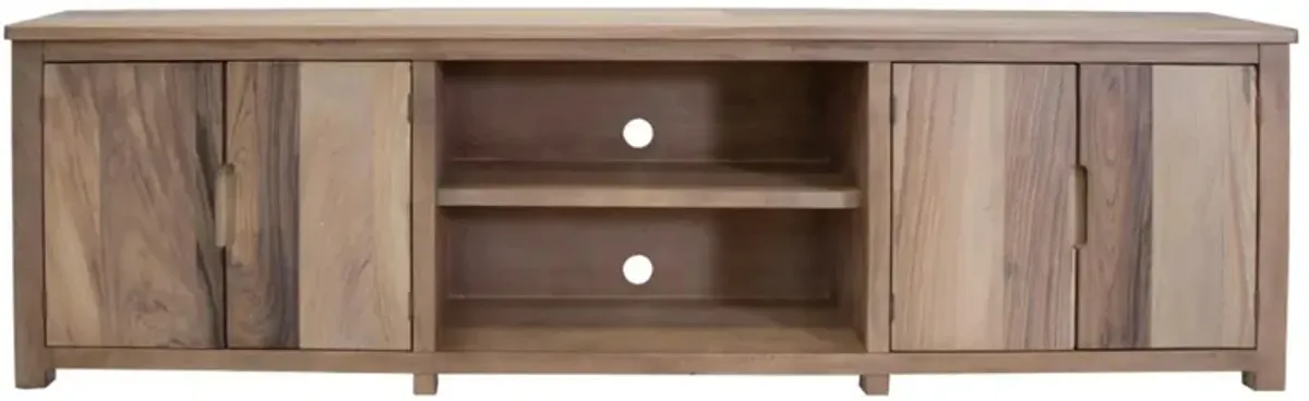 Natural Parota 93" TV Stand