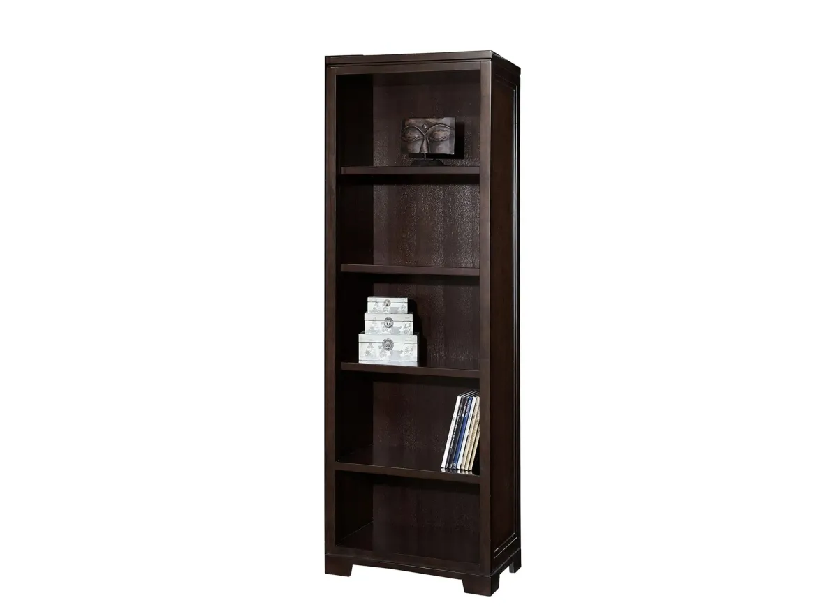 Hekman Executive Side Bookcase in Mocha by Hekman Furniture Company