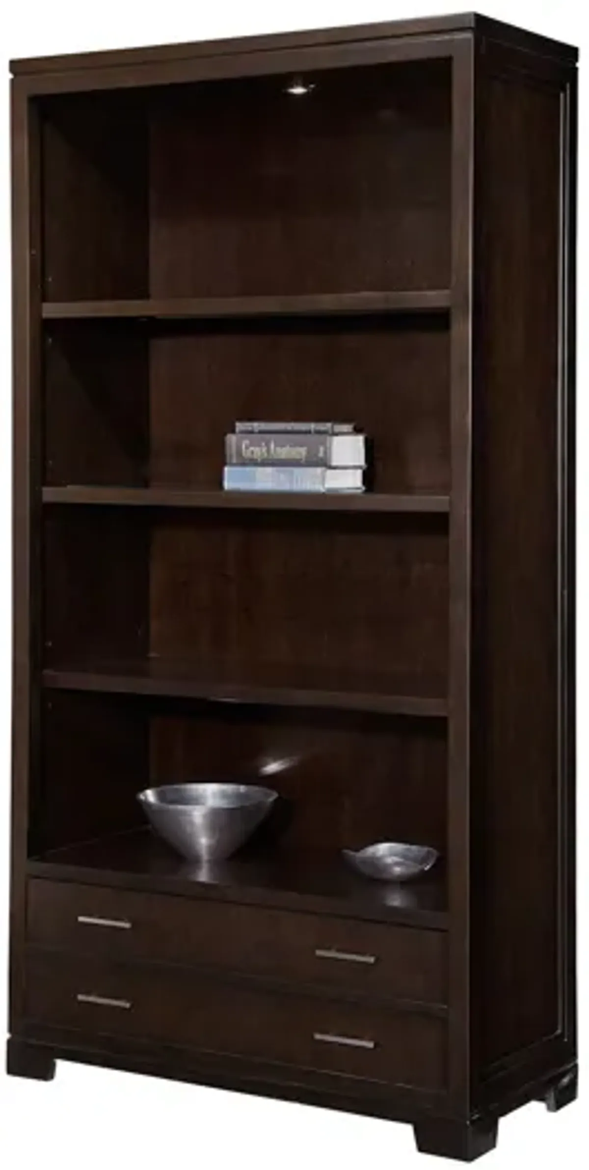 Hekman Executive Bookcase in Mocha by Hekman Furniture Company