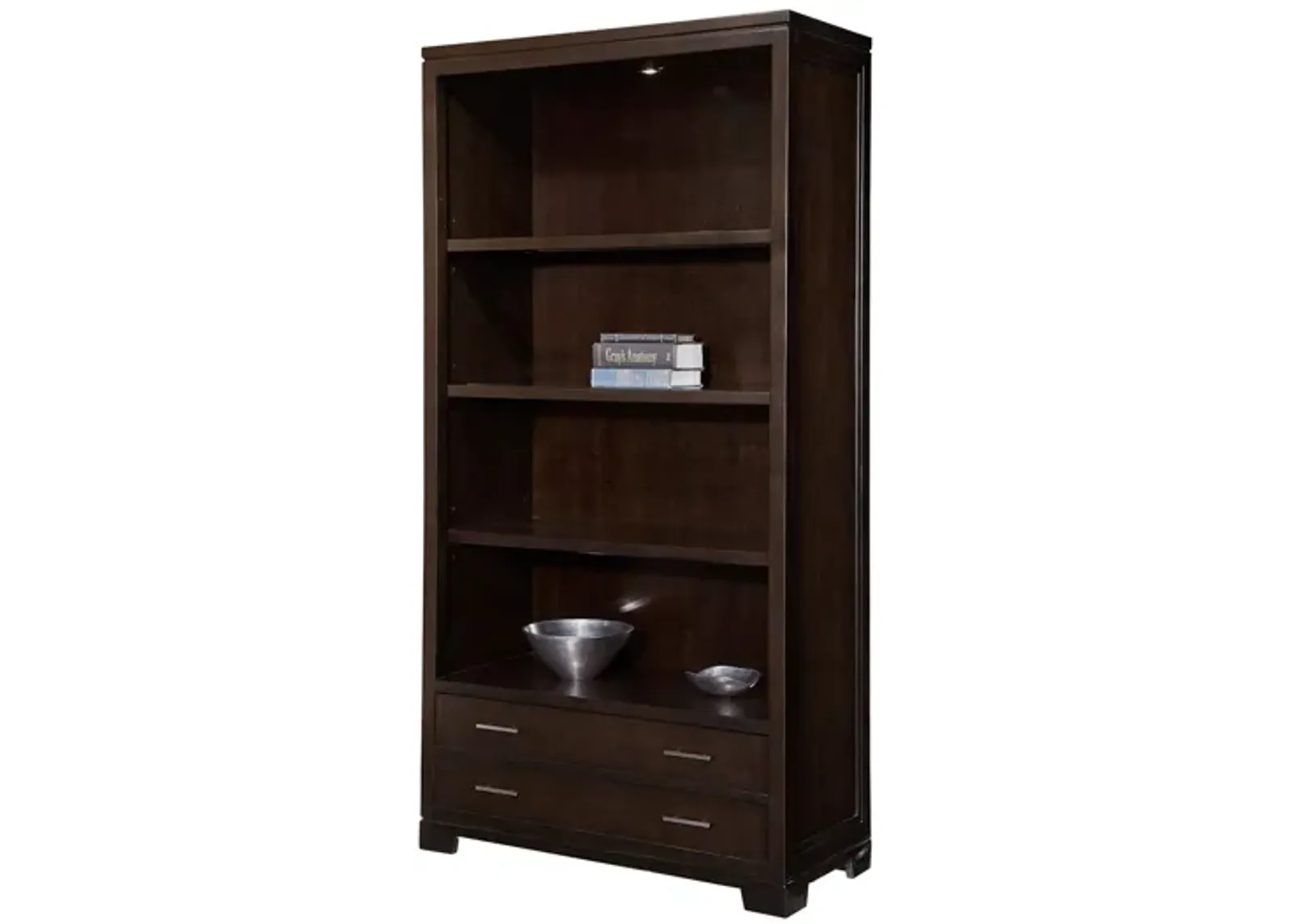 Hekman Executive Bookcase in Mocha by Hekman Furniture Company