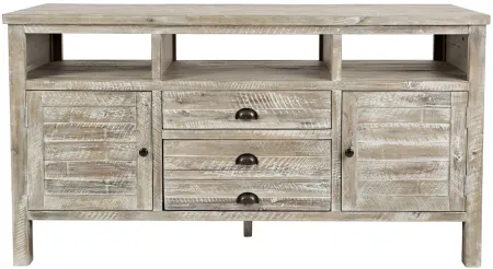 Artisan's Craft 60" TV Console in Washed Gray by Jofran