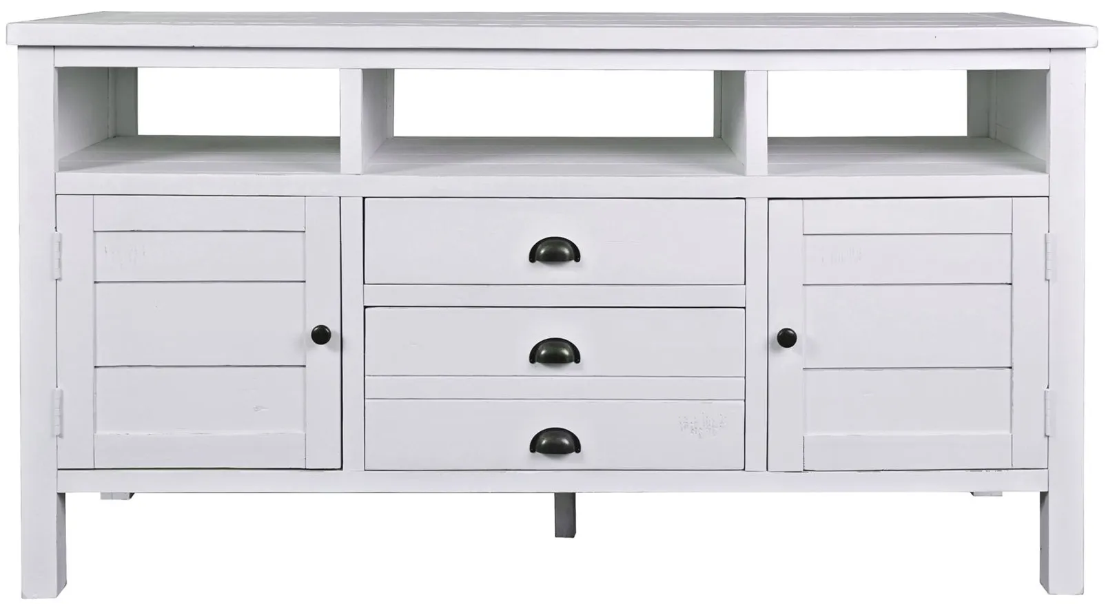 Artisan's Craft 60" TV Console in Weathered White by Jofran