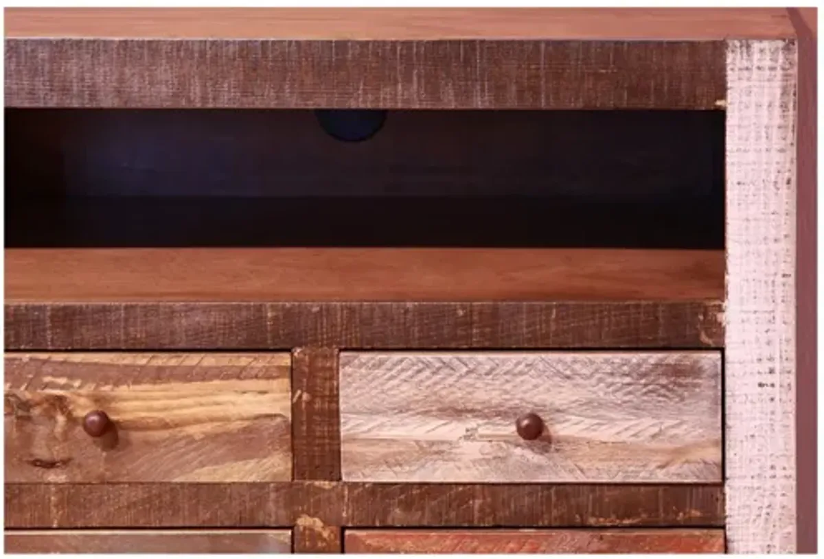 Antique 61" TV Console