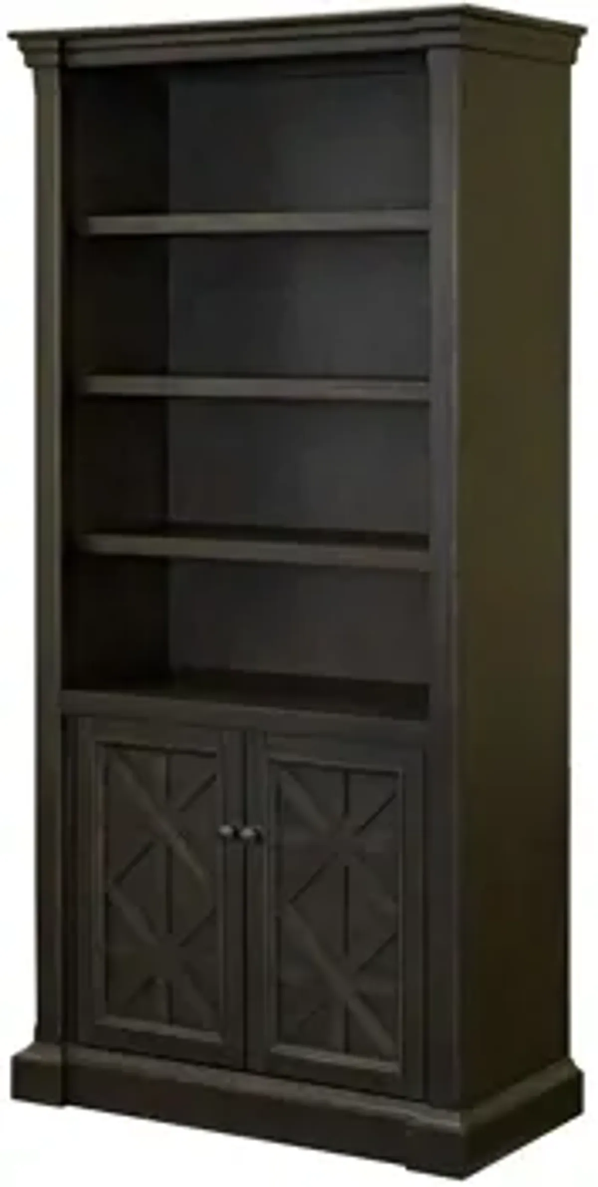 Kingston Traditional Wood Bookcase With Doors