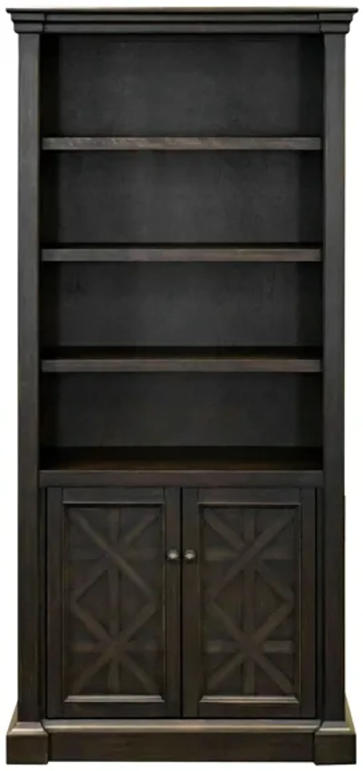 Kingston Traditional Wood Bookcase With Doors