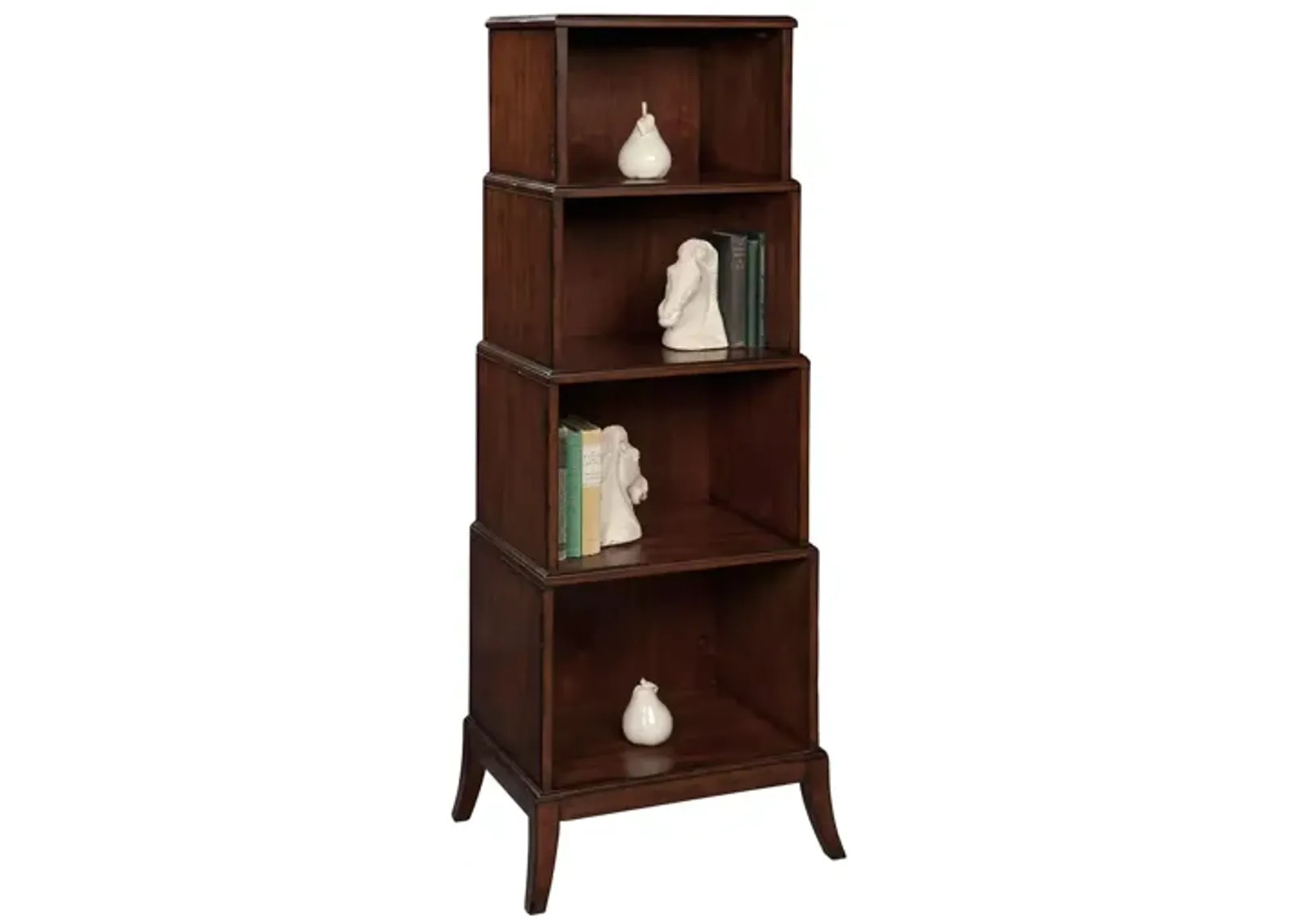 Hekman Tiered Bookcase in Special Reserve by Hekman Furniture Company