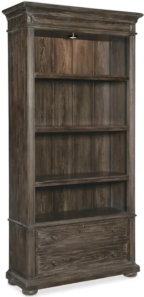 Traditions Bookcase in Brown by Hooker Furniture