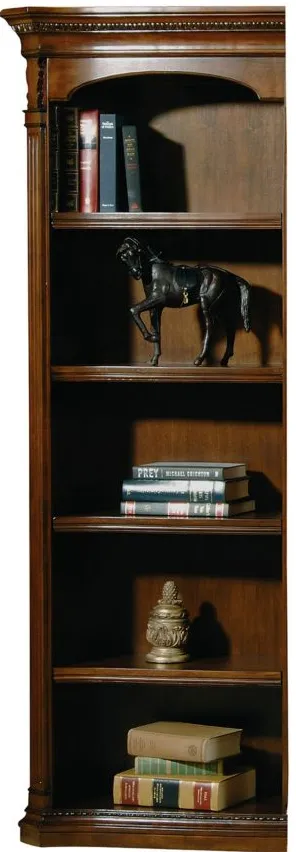 Hekman Exececutive Left Bookcase in OLD WORLD WALNUT BURL by Hekman Furniture Company